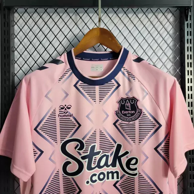 Camiseta everton rosa sale