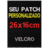 Patch bordado personalizado - 26x16cm - loja online