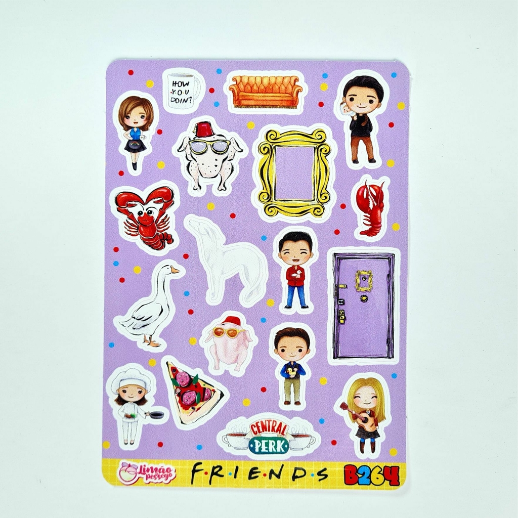 Adesivo de parede friends  Produtos Personalizados no Elo7