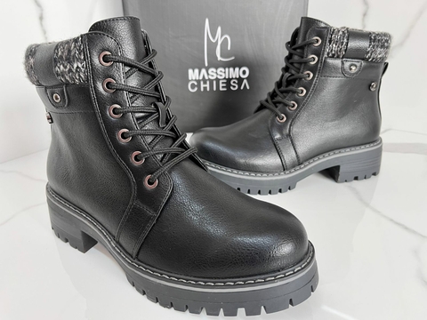 BOTAS BORCEGOS ECO CUERO MASSIMO CHIESA Step Calzados