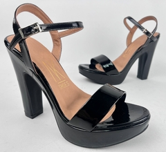 SANDALIAS FIESTA PLATAFORMA ALTAS CHAROL NEW K