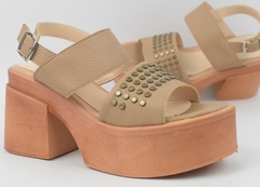 SANDALIAS ALTAS ECO CUERO NAHLA en internet