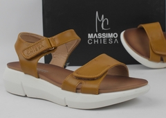 SANDALIAS BAJAS CUERO MASSIMO CHIESA Step Calzados