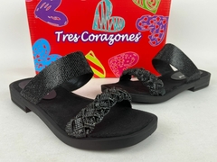 SANDALIAS BAJAS ECO CUERO TRES CORAZONES - comprar online