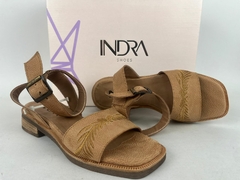 SANDALIAS BAJAS CUERO INDRA