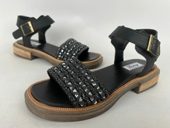 SANDALIAS BAJAS ECO CUERO LENY