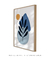 Quadro Decorativo Abstrato Azul Formas Orgânicas 3 na internet