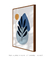 Quadro Decorativo Abstrato Azul Formas Orgânicas 3 - loja online