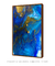 Quadro Decorativo Abstrato Mármore Azul e Dourado na internet