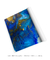 Quadro Decorativo Abstrato Mármore Azul e Dourado na internet