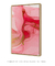Quadro Decorativo Abstrato Mármore Rosa Dourado