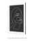 Quadro Decorativo Abstrato Rosco Linhas Contínuas - comprar online