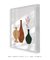 Quadro Decorativo Abstrato Verde Vasos e Plantas 2 - loja online