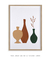 Imagem do Quadro Decorativo Abstrato Verde Vasos e Plantas 2