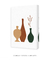 Quadro Decorativo Abstrato Verde Vasos e Plantas 2 - comprar online