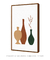 Quadro Decorativo Abstrato Verde Vasos e Plantas 2 na internet
