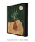 Quadro Decorativo Abstrato Verde Vasos e Plantas - loja online