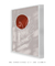 Quadro Decorativo Abstrato Vermelho e Sol Inspiração Matisse - loja online