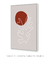 Quadro Decorativo Abstrato Vermelho e Sol Inspiração Matisse - loja online
