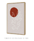 Quadro Decorativo Abstrato Vermelho e Sol Inspiração Matisse - comprar online