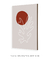 Quadro Decorativo Abstrato Vermelho e Sol Inspiração Matisse - comprar online