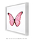 Quadro Decorativo Borboleta Rosa - loja online