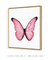 Quadro Decorativo Borboleta Rosa