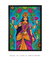 Quadro Decorativo Deusa Hindu Lakshmi - Quadros Incríveis