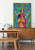 Quadro Decorativo Deusa Hindu Lakshmi - loja online