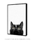 Quadro Decorativo Gato Preto - comprar online