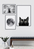 Quadro Decorativo Gato Preto - Quadros Incríveis