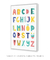 Imagem do Quadro Decorativo Infantil ABC Alfabeto Rosa