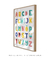 Quadro Decorativo Infantil ABC Alfabeto Rosa na internet