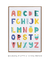 Quadro Decorativo Infantil ABC Alfabeto Rosa - Quadros Incríveis