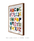Quadro Decorativo Infantil ABC colorido - loja online