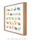 Quadro Decorativo Infantil Alfabeto ABC Bichos Coloridos