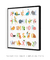 Quadro Decorativo Infantil Alfabeto ABC Bichos Coloridos na internet