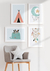 Quadro Decorativo Infantil Baleia Étnico Boho na internet