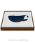 Quadro Decorativo Infantil Baleia Oceano Azul Marinho na internet