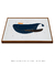 Quadro Decorativo Infantil Baleia Oceano Azul Marinho - loja online