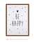 Quadro Decorativo Infantil Be Happy - comprar online