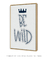 Quadro Decorativo Infantil Be Wild Oceano Azul Marinho - comprar online