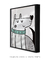 Quadro Decorativo Infantil Cachorro Cinza - loja online