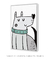 Quadro Decorativo Infantil Cachorro Cinza na internet
