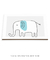 Quadro Decorativo Infantil Elefante Azul Safari na internet