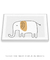 Quadro Decorativo Infantil Elefante Bege Safari - comprar online
