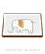 Quadro Decorativo Infantil Elefante Bege Safari - Quadros Incríveis