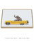 Quadro Decorativo infantil Elefante de Carro Amarelo - comprar online