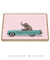 Quadro Decorativo infantil Elefante de Carro Azul - comprar online