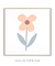 Quadro Decorativo Infantil Flor Série Nude - comprar online